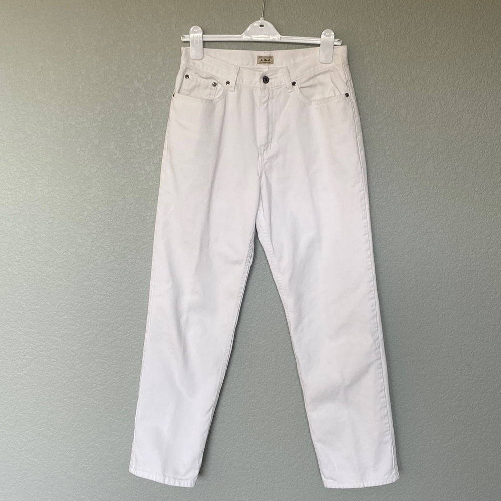Vintage L.L. Bean White Jeans